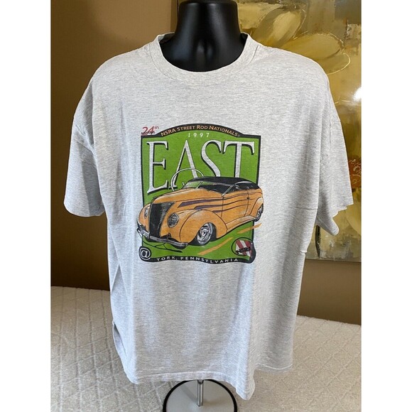 Vintage 1997 NSRA Street Rod Nationals York Pa Single Stitch USA Made Shirt XXL - Picture 3 of 16